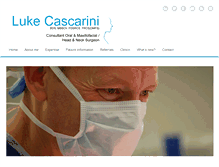 Tablet Screenshot of lukecascarini.com